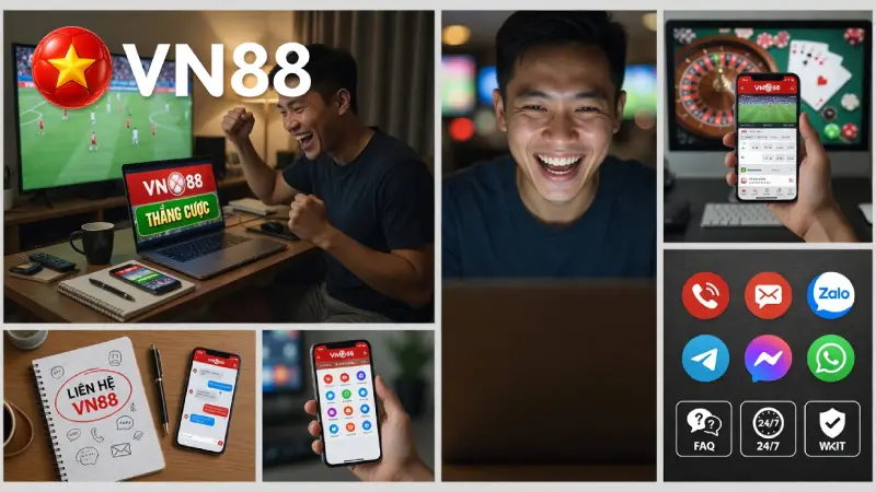 Các Trường Hợp Cần Liên Hệ VN88 Hỗ Trợ Gấp
